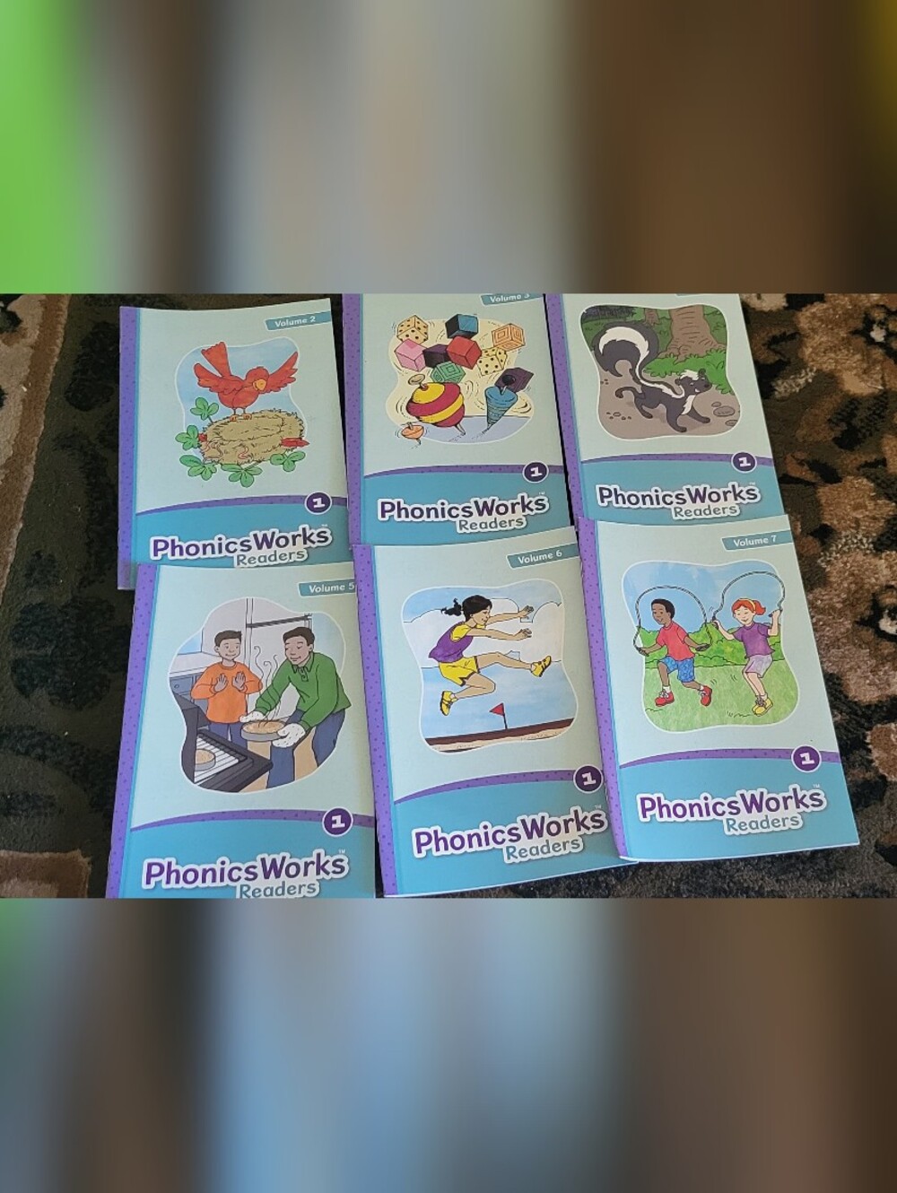 K12 Phonics Works Readers Grade 1 Set - Volumes 2, 3, 4, 5, 6, 7 Homeschool